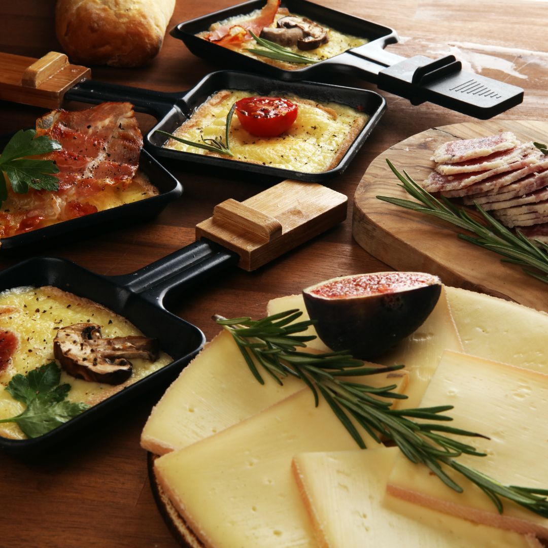 Raclette, hot stone grill, and aperitif platters to take away!